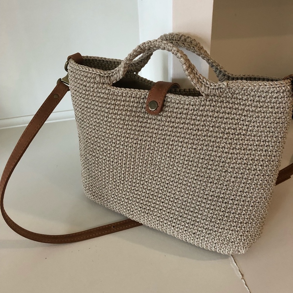 100% Hand made crossbody bag